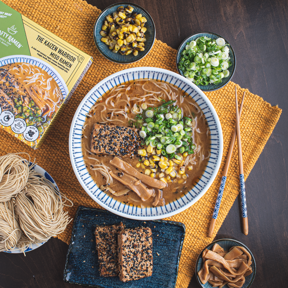 The Kaizen Warrior Tofu Miso Ramen